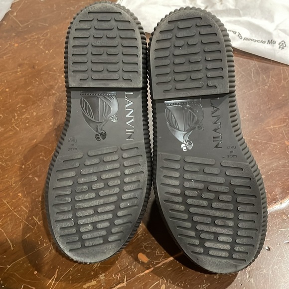 LANVIN Women's Arpege Chelsea Boot Size 36 (US 5) In Black - Picture 8 of 11